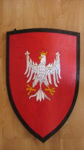 Tarcza malowana orzeł jagiełły starkow