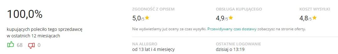 allegro oceny
